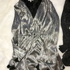 New Year NYE / Party metallic romper